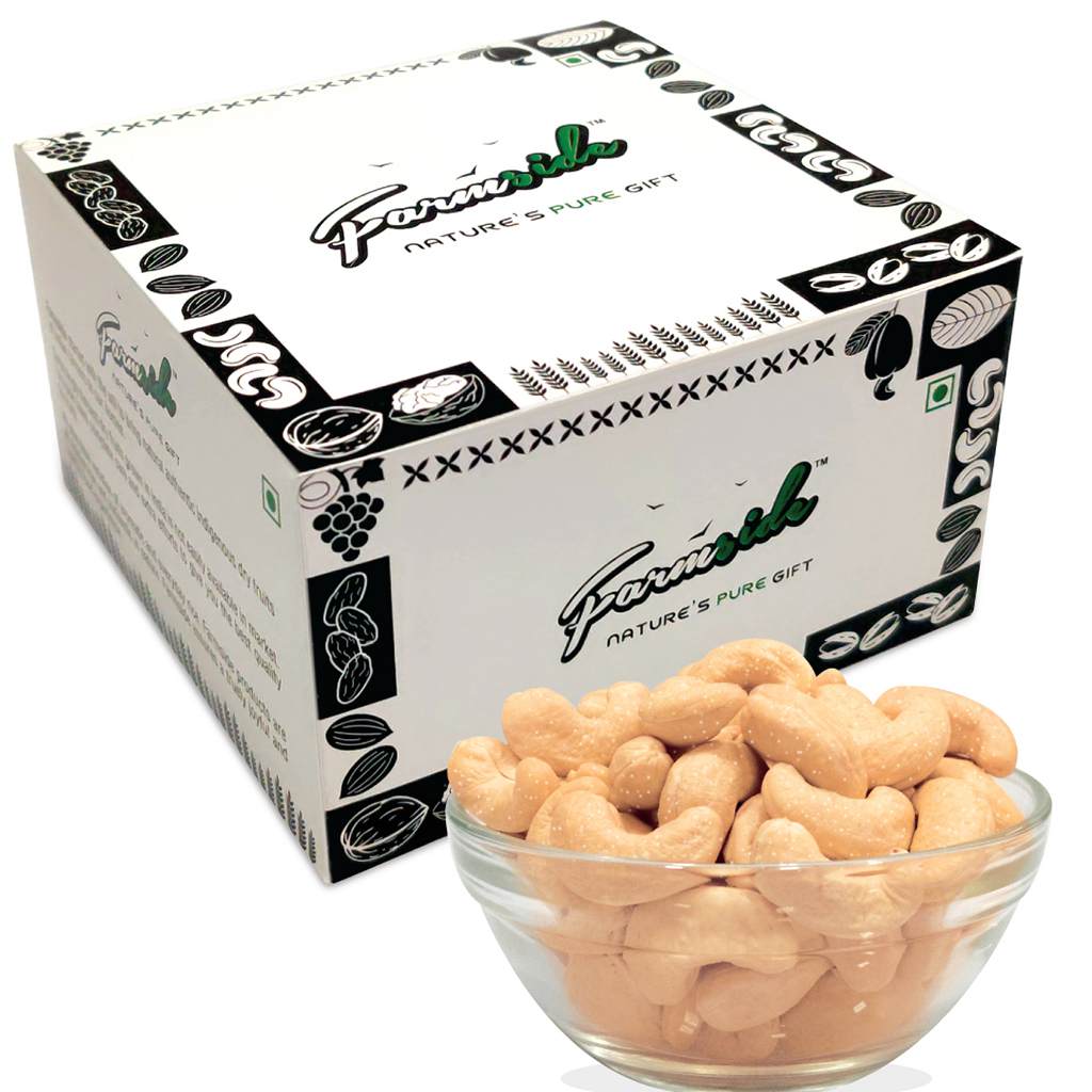 Salted Konkan Cashews with White Box