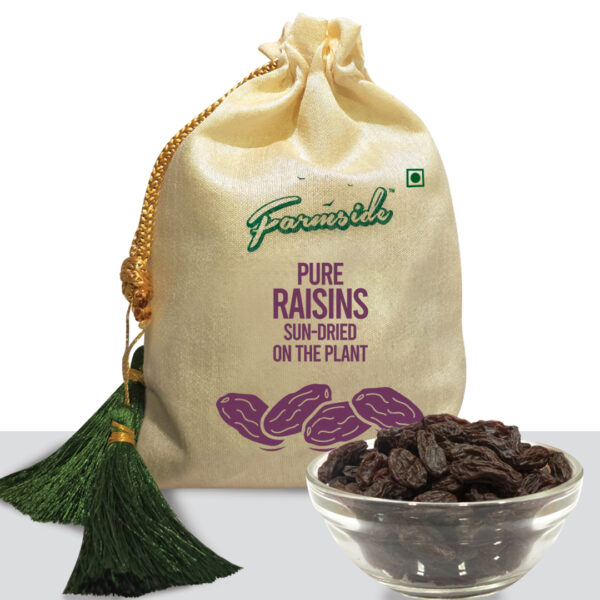 Farmside Superior Raisins 200gms Potli